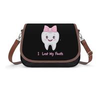 I Lost My First Tooth, borsa a tracolla da donna in pelle