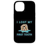 I Lost My First Tooth Carino Lontra Divertente Tooth Fairy Custodia per iPhone 14