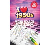 I Love 1950s Word Search Puzzle Book