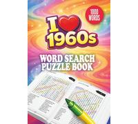 I Love 1960s Word Search Puzzle Book