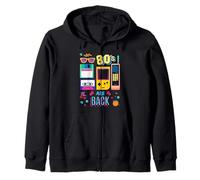 I Love 80's, Cool Vintage Retro 80's Are Back Graphic Design Felpa con Cappuccio