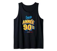 I Love 90s, Back To 90's Party with French Version Graphic Canotta