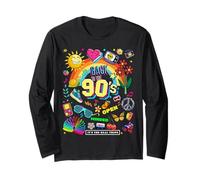 I Love 90's, Retro Back To 90's Stuff Illustration Graphic Maglia a Manica