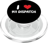 I Love 911 Dispatch - Cuore - Operator Operations Telefonata PopSockets PopGrip per MagSafe