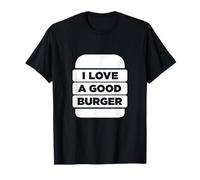 I Love A Good Hamburger Grilling BBQ Fast Food Hamburger Maglietta