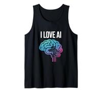 I Love AI Brain Circuit Design Innovazione Canotta
