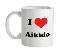 I Love Aikido Mug - Marziale Arte Arti - Equipment - Abbigliamento