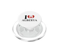 I Love Alberta Canada Cuore Bandiera PopSockets PopGrip per MagSafe
