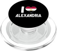 I Love Alexandria Heart Design - Pride patriottico egiziano PopSockets PopGrip per MagSafe