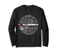 I Love Algebra - Insegnante di Matematica Studente di Matematica Maglia a Manica