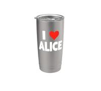 I Love Alice - Cuore Bicchiere termico in acciaio inox doppia parete