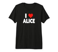 I Love Alice - Cuore Maglietta Premium
