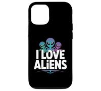 I Love Aliens Outer Space Adventure Custodia per iPhone 12/12 Pro