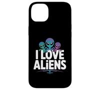 I Love Aliens Outer Space Adventure Custodia per iPhone 14 Plus