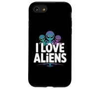 I Love Aliens Outer Space Adventure Custodia per iPhone SE (2020) / 7/8