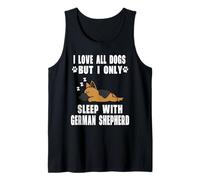 I Love all Dogs But I Only Sleep with German Shepherd Dog Canotta