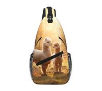 I Love Alpacas Crossbody Sling Bag Crossbody Shoulder Chest Bag Tracolla Tracolla Vita Fanny Pack Uomini Donne