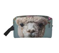 I Love Alpacas Print Travel Makeup Organizzatore Cosmetico Portatile Sacchetto di Grande Capacità Sacchetto di Immagazzinaggio Borsa