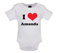 I Love Amanda - Bambino T-Shirt / Body - Per TV Show Bgt Holden Talent Britains