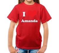 I Love Amanda - T-Shirt - Show Televisivo Bgt Holden Talent Britains Ha