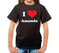 I Love Amanda - T-Shirt - Show Televisivo Bgt Holden Talent Britains Ha