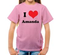 I Love Amanda - T-Shirt - Show Televisivo Bgt Holden Talent Britains Ha
