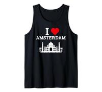I Love Amsterdam Funny Indian Prank Joke Gag Landmark Humor Canotta
