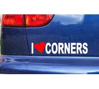 I Love Angoli Divertente Personalizzato Finestra Paraurti Auto Adesivi Jdm Drift