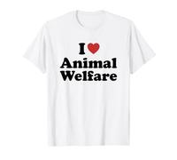 I Love Animal Welfare Student Major Graduation Maglietta