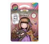 I love animals. Gorjuss. Sticker & color. Ediz. a colori. Con Adesivi