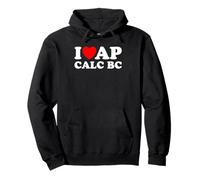 I Love AP Calc BC I Heart AP Calc BC Divertente AP Calcolo BC Felpa con Cappuccio