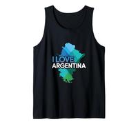 I Love Argentina Bold Passion Dichiarazione Canotta