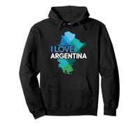 I Love Argentina Bold Passion Dichiarazione Felpa con Cappuccio