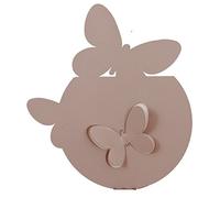 Porta Umidificatore Farfalle in metallo, colore Beige beige