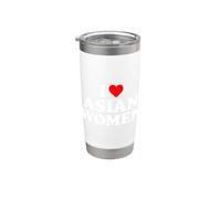I Love Asian Women Bicchiere termico in acciaio inox doppia parete