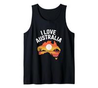 I Love Australia - Stampa con Paesaggio Naturale Canotta