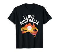 I Love Australia - Stampa con Paesaggio Naturale Maglietta