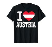 I Love Austria Cuore Souvenir Lovers Pride Travel Maglietta