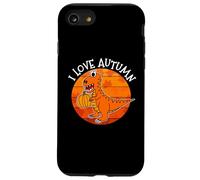 I Love Autumn Dinosaur, Autunno T-Rex, Autunno 2022 Custodia per iPhone SE (2020) / 7 / 8