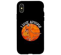 I Love Autumn Dinosaur, Autunno T-Rex, Autunno 2022 Custodia per iPhone X/XS