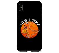 I Love Autumn Dinosaur, Autunno T-Rex, Autunno 2022 Custodia per iPhone XS Max