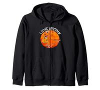 I Love Autumn Dinosaur, Autunno T-Rex, Autunno 2022 Felpa con Cappuccio