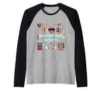 I Love Backstage Passes Concert Music Event Access ||- Maglia con Maniche Raglan