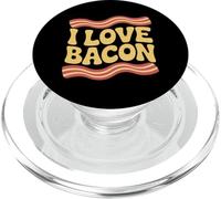 I Love Bacon Appassionato di carne umorismo alla moda PopSockets PopGrip per MagSafe