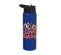 I Love Baking Frusta Mattarello Cucina Stainless Steel Insulated Water Bottle