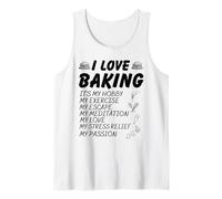 I Love Baking It's My Hobby Cookie Baker Donna Uomo Canotta