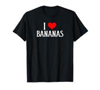I Love Bananas I Heart Bananas Carino Banana Amante della Frutta Maglietta