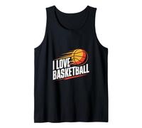 I Love Basketball Appassionato Gioco Spirito Canotta