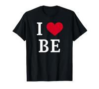 I Love BE, I Heart Initials B.E. Maglietta