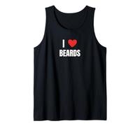 I Love Beards all Shapes Sizes, Tees Decor And More Canotta